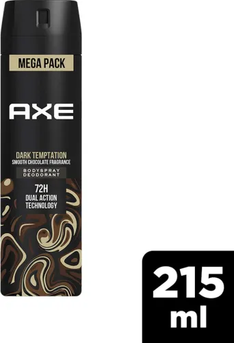 Image of AXE Dark Temptation Mens Long Lasting Deodorant Spray, 215ml