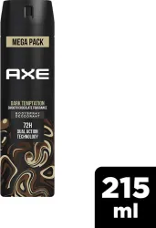 AXE Dark Temptation Mens Long Lasting Deodorant Spray, 215ml