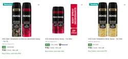 Axe Deodorant Spray Upto 76% Discount