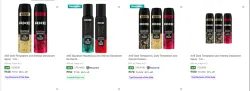 AXE Deodorant Spray upto 83% Discount