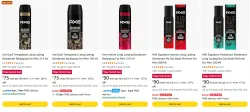 Axe Deodorant starting at ₹75