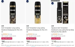 AXE Deodorant starting at ₹90