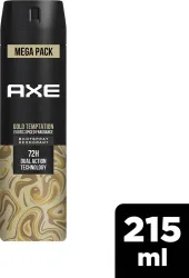 AXE Gold Temptation Long Lasting Bodyspray Deodorant Spray - For Men (215 ml)