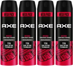 AXE Intense Body Spray (860 ml, Pack of 4)