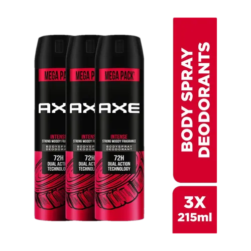 Image of AXE intense Body Spray - For Men (645 ml, Pack of 3)