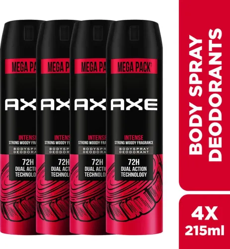 Image of AXE Intense Body Spray - For Men  (215 ml, Pack of 4)