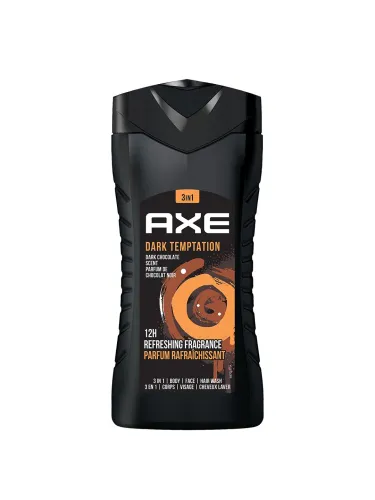 Image of AXE Men Dark Temptation 3-In-1 Face, Hair & Body Wash - 250ml