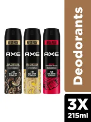 AXE Men Deodorant Spray 215ml Pack of 3