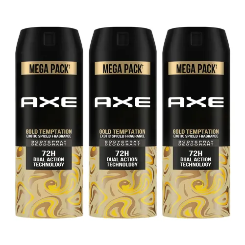 Image of AXE Men Set of 3 Long Lasting Deodorant Bodyspray - 215 ml each