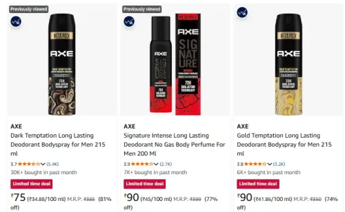 Image of Axe Perfume At Starting ₹75