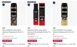 Axe Perfume At Starting ₹75