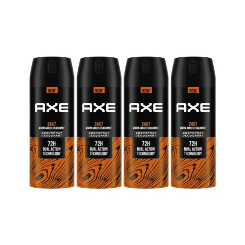 Image of Axe Recharge Long Lasting Bodyspray For Men 150ml (Pack of 4)