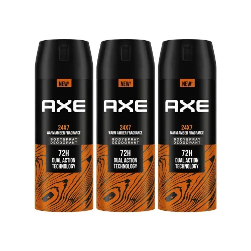 Image of Axe Recharge Long Lasting Deodorant Bodyspray For Men 150 ml, Pack of 3