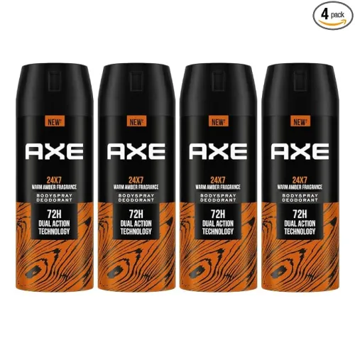 Image of Axe Recharge Long Lasting Deodorant Bodyspray For Men 150 ml, Pack of 4