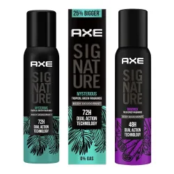 AXE Signature Body Perfume, Mysterious, 154ml And AXE Signature Body Perfume