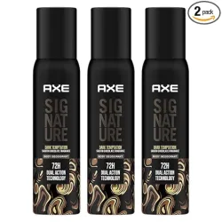 Axe Signature Champion Long Lasting Deodorant No Gas Body Perfume For Men 200ml, Pack of 3