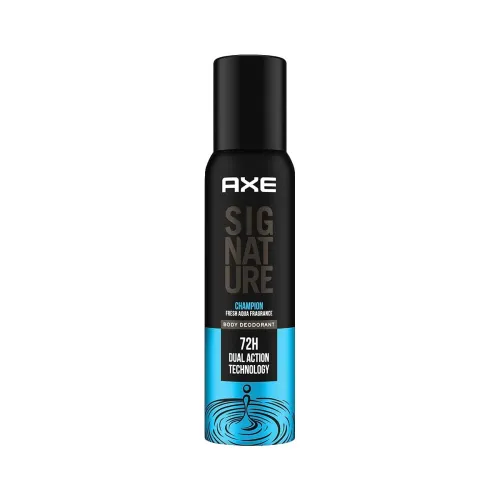 Image of AXE Signature Champion No Gas Body Deodorant Bodyspray For Men 154 Ml, Pack of 1.