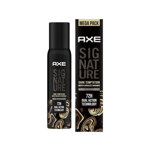 Image of AXE Signature Dark Temptation Long Lasting No Gas Body Perfume Spray For Men 200 Ml