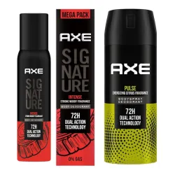 AXE Signature Intense Long Lasting No Gas Body Aerosol Deodorant For Men 200 Ml