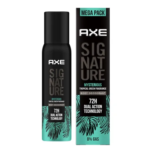 Image of AXE Signature Mysterious Long Lasting No Gas Aerosol Body Deodorant For Men 200 Ml