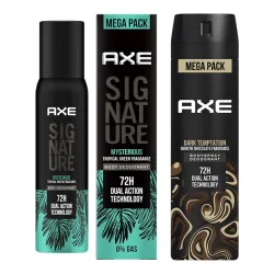 AXE Signature Mysterious Long Lasting No Gas Aerosol Body Deodorant For Men 200
