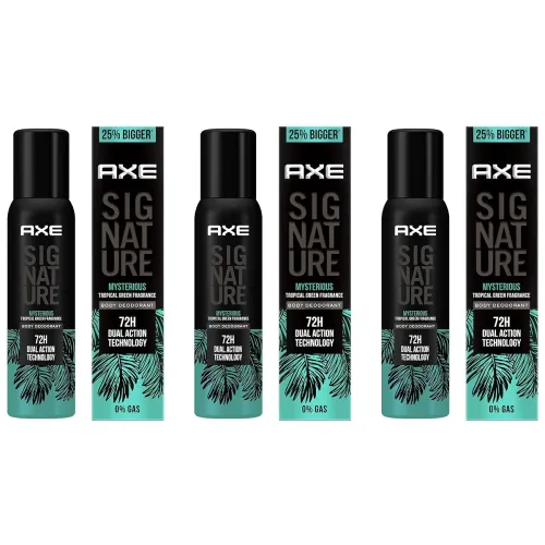 Image of AXE Signature Mysterious Tropical Green No Gas Deodorant Bodyspray For Men 154
