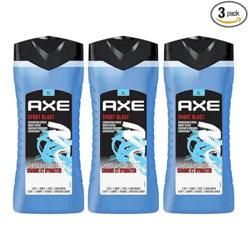 Image of AXE Sport Blast 3-in-1 Body, Face & Hair Wash, Po3, 400ML