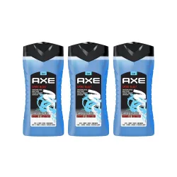 AXE Sport Blast 3-in-1 Body, Face & Hair Wash Invigorating Freshness | Cleanses & Energises | Combo of 3 | 250ml