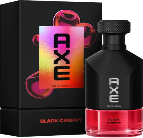 Image of AXE Strong Perfume for Men Black Cherry Woody Fragrance 12Hr Long Lasting Eau de