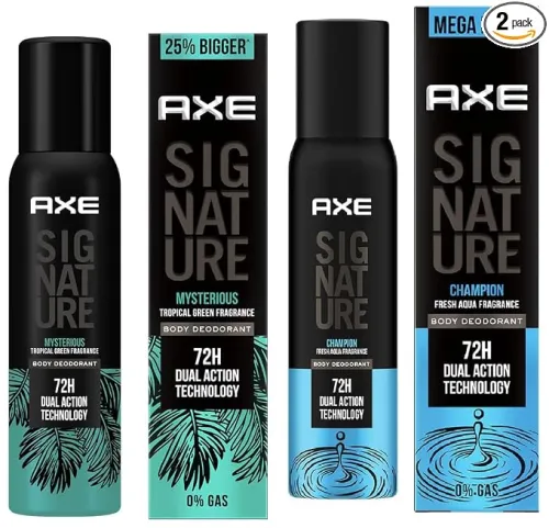 Image of Axe Signature Champion and Mysterious Deodorant 200ml & 154ml Combo