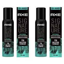 AXE Signature Mysterious Tropical Green Deodorant, 154ml * Pack of 2