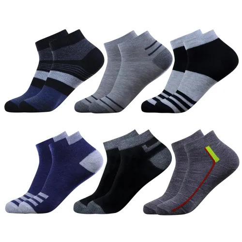 Image of Axilar Cotton Ankle Socks Pack of 12