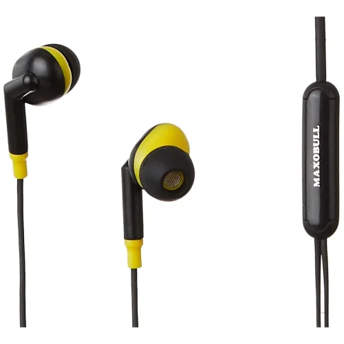 Image of AXOBULL Storm-X Wired In-Ear Earphones with Mic (Black)
