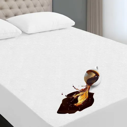 Image of AYKA Single Fitted Waterproof Mattress Cover