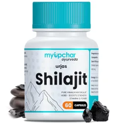 myUpchar Ayurveda Urjas Himalayan Shilajit Capsules 60 Count