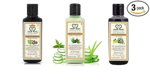 Image of Ayurvedic Hair Care Kit (3-Step)