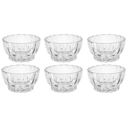 AYUTAS Set of 6, Crystal Glass Bowl Set 150 ML