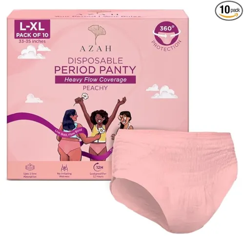 Image of Azah Disposable Period Panty [L-XL, Pack of 10]
