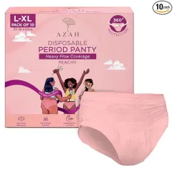 Azah Disposable Period Panty [L-XL, Pack of 10]