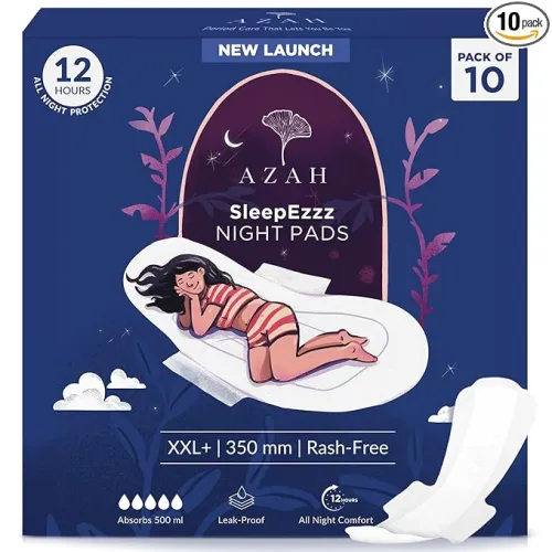 Image of Azah XXL+ Sanitary Napkins for Women [Pack of 10]