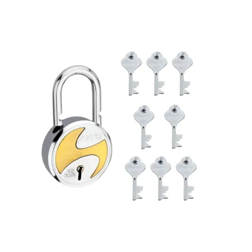 Image of Azco Sport Small Round Lock 50mm 8 Keys Po1