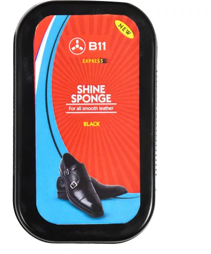 Image of B11 Shoe Polish Sponge Gives Instant Gloss, For Leather Shoes Perfect Shine