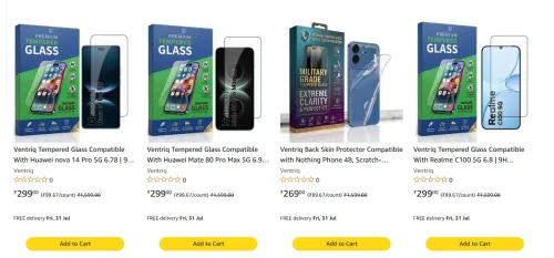 Image of Get 2 For The Price of 1 on mobile tempered glass 