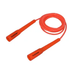 Babbler BS-300 Orange Skipping Rope With 5mm Coloured Rope With Rope Adjuster