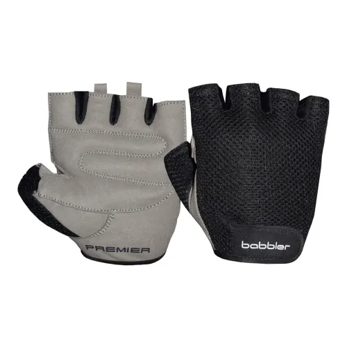 Image of BABBLER Premier Gym Gloves, Fitness Gloves with Wrist Support (Large, Black)