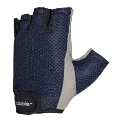 BABBLER Premier Gym Gloves, Fitness Gloves with Wrist Support (Medium, N.Blue)