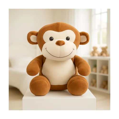 Image of Babique Sitting Monkey Plush Soft Toy