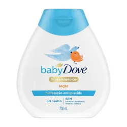 Baby Dove Rich Moisture Nourishing Baby Lotion 200 ml, With Moisturising Cream, Gentle Care for Babys Soft Skin