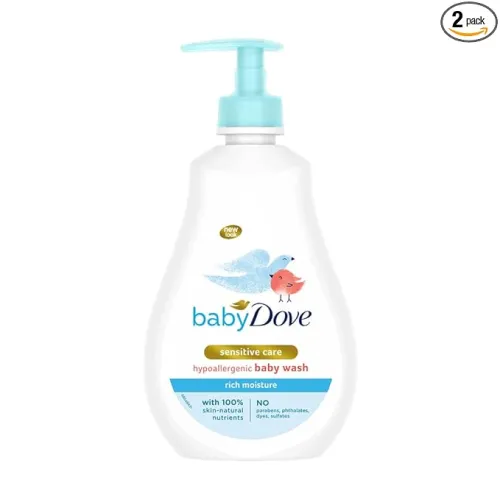 Image of Baby Dove Rich Moisture Hair-to-Toe Baby Wash, Tear-Free, 400ml
