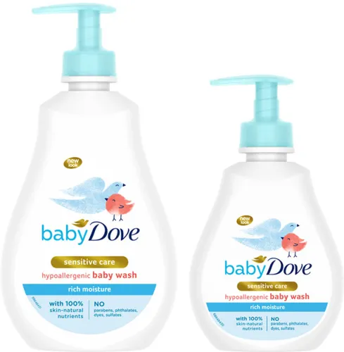 Image of Baby Dove Rich Moisture Baby Wash 600ml